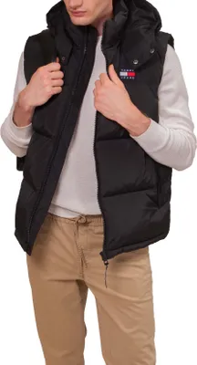 Immagine prodotto di TOMMY JEANS - Piumino uomo smanicato con cappuccio removibile  - Taglia S