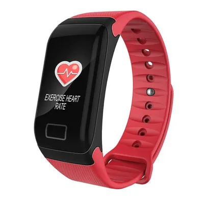 Image de Traceur d'activité F1 Plus WearFit avec écran couleur - Rouge
