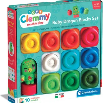 Zdjęcie produktu dla Zestaw miękkich klocków Clemmy Smok 17980
