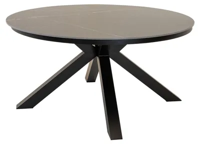 Produktbild von Lesli Living - Gartentisch Portoro - Grau - Ø158cm