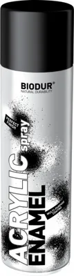 Produktbild von Biodur | Acrylfarbe - Schwarz matt - 500ml, Sprühfarbe, Acryllack, Buntlack, Super Glanz