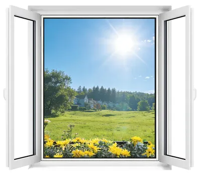 Produktbild von Fliegengitter für Fenster 150 x 180 cm - Weiß - 4 Stück