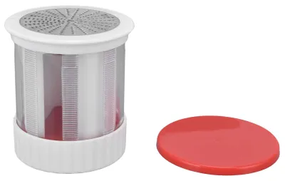 Produktbild von Käsereibe Home Kitchen Tragbarer Kunststoff-Edelstahl-Obst-Gemüse-Butterschredder