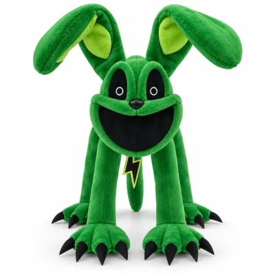 Imagen del producto de Wiztex: Peluche "Monstruo Verde" – Divertido peluche verde, ideal para jugar, abrazar y como regalo. Juguete de colección inspirado en videojuegos