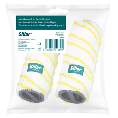 Image de Jeu de tampons jaunes pour rouleaux Karcher EWM 2 FC3 FC5 FC7