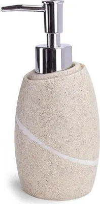 Immagine prodotto di MSV Dispenser per sapone liquido "Malua" in poliresina effetto pietra Beige