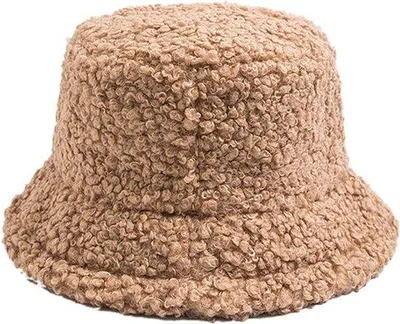 Produktbild von Warme Khaki Fischerhut für Frauen, lamswoll, outdoor, aufklappbar