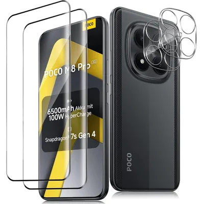 Produktbild von 2X Schutzglas für Xiaomi Poco M8 Pro Display Kamera Panzerfolie Full Screen 9H