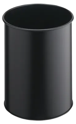 Image de DURABLE Corbeille à papier METALL ronde 15 litres noir