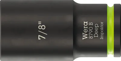 Obrázek produktu pro Wera 05005574001, Socket, 3/8", Imperiální, 1 hlava/hlavy, 7/8", 63 mm