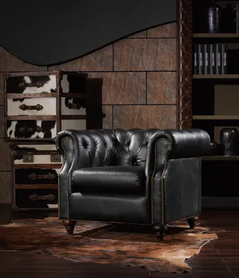 Produktbild von Chesterfield Sessel Vintage Loungesessel Cocktail Clubsessel Sofa Fernseh