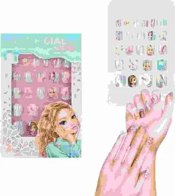 Image de Ongles artificiels TOPModel BEAUTY and ME, 24 ongles artificiels autocollants
