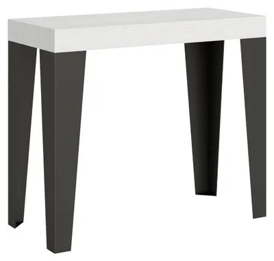 Immagine prodotto di Consolle Allungabile 90-196x40x77 cm in Nobilitato Bianco