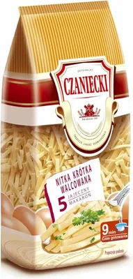 Obrázek produktu pro Czaniecki Těstoviny 5 Jeczny Nitka Krótka Walcowana 250 G