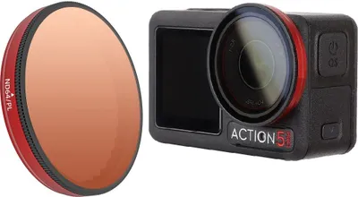 Image de HYBRID FILTER 2in1 Polarizing PL ND64 pour DJI Osmo ACTION 5 Pro / 5Pro / 4 / 3 / FI903-64P