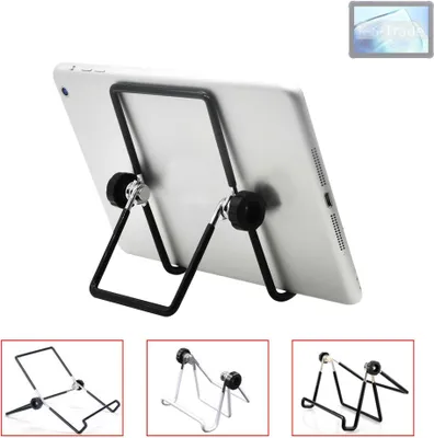 Produktbild von K-S-Trade Tablet-Ständer Tablet-Halterung Tablet-Aufsteller kompatibel mit Cubot TAB KingKong faltbarer Tischständer Tablet Halterung