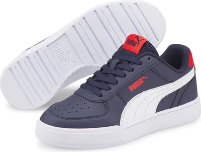 Produktbild von Puma Caven Jr Peacoat White-High Risk Red Größe EU 38