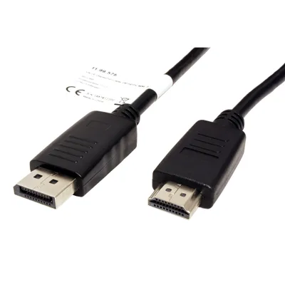 Obrázek produktu pro VALUE 11.99.5782, 3 m, DisplayPort, Samec, Samec, Přímý, Přímý