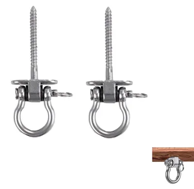 Obrázek produktu pro Solidchoice - 2 kusy otočných stropních závěsných konzol z nerezové oceli
