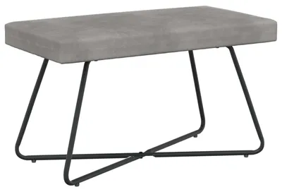 Produktbild von vidaXL Bank Hellgrau 80 x 40 x 45 cm Samt