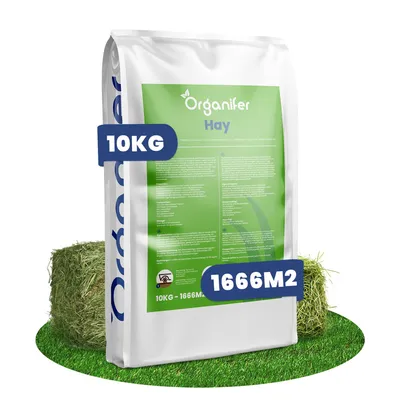 Produktbild von Heugras Saatgut – 10  kg für 1666 m2 - Grassamen für Heu & Silage – Profi Futtergras Mischung für Landwirtschaft – Organifer