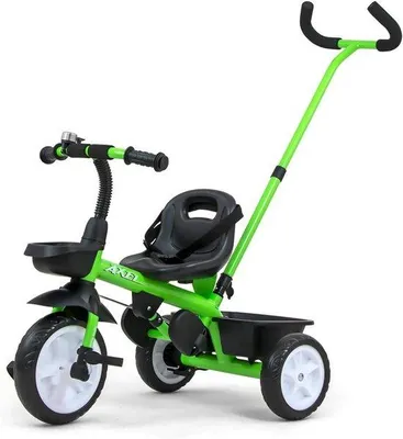 Produktbild von Kinderfahrrad Dreirad für Kleinkinder und Kinder Grün - Fahrrad mit Ausbaufunktion