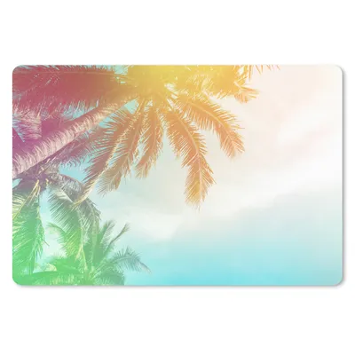 Produktbild von MuchoWow® Schreibtischunterlage Sommer - Palmen - Himmel 60x40 cm - XXL Mauspad - Großes Mauspad