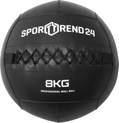 Produktbild von Sporttrend 24® Wall Ball 3-12kg in schwarz | Gewichtsball, Trainingsball, Gewicht, Ball, Bälle, Fitness (8kg)