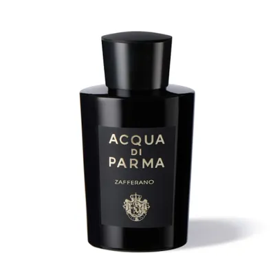 Produktbild von Acqua di Parma Zafferano, Unisex, 180 ml, Bergamotte, Koriander, Mandarine, Orange, Geranium, Jasminum sambac, Orangenblüte, Rose, Safran, Patschuli, Tonka-Bohne, Vanille, ALCOHOL DENAT. - PARFUM (FRAGRANCE) - AQUA (WATER) - LIMONENE - LINALOOL - CITRONELLOL...