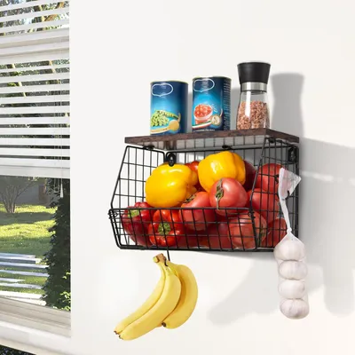 Productafbeelding van Fruitmand - Multifunctionele etagère voor keuken en opbergruimte