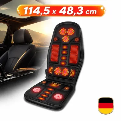 Produktbild von Massagesitz Massagesitzauflage 7 Vibrationsmotoren 8 Modi faltbar atmungsaktiv