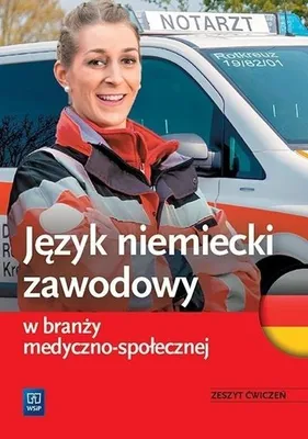Productafbeelding van WSiP Język niemiecki zawodowy w branży medyczno-społecznej, Edukacyjny, Polski, Broszurowa okładka, 184 stron(y)