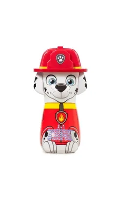 Immagine prodotto di Gel doccia e shampoo Paw Patrol 2in1 Gel doccia e shampoo per bambini 2D Marshall, 400 ml