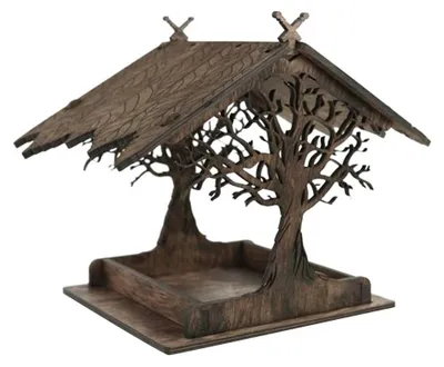 Produktbild von Holz Vogelhaus, Kreatives Vogel-Futterstation für Garten