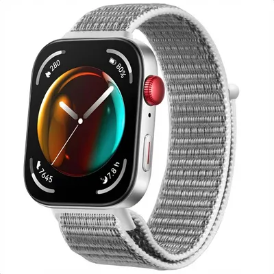 Produktbild von imoshion Nylonarmband für Huawei Watch Fit 4 / 4 Pro - Seashell