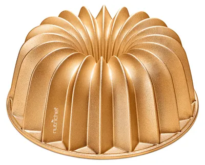 Immagine prodotto di NutriChef, tortiera a forma di Gugelhupf, diametro 23 cm – tortiera in alluminio con rivestimento antiaderente