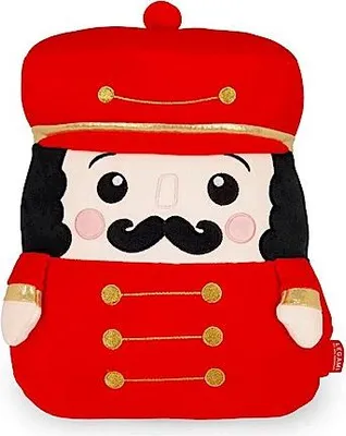 Produktbild von Legami – Kissen Super Soft! Thema Nutcracker, superweich, Plüsch aus Polyester, Geschenkidee, 27 x 43 x 15 cm
