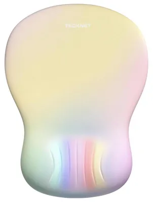 Produktbild von Ergonomisches Mauspad mit Handauflage, Memory-Schaum, rutschfeste PolyurethanBasis, Gaming & Büro, Gelb, 27x20x3 cm