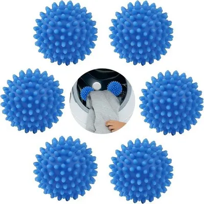 Immagine prodotto di Palline per lavatrice - Confezione da 5 - Bianco - Plastica - Indispensabili per la vostra asciugatrice