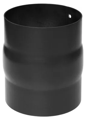 Produktbild von Raik Basic Adapter 130mm schwarz für Rauchrohr / Ofenrohr