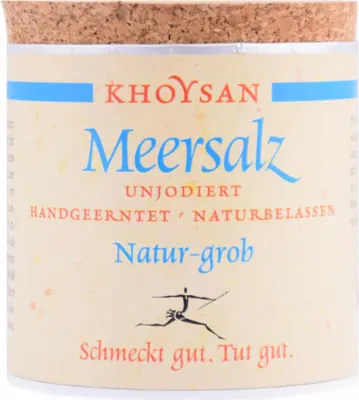 Produktbild von Meersalz Natur grob Würzdose 200g von Khoysan