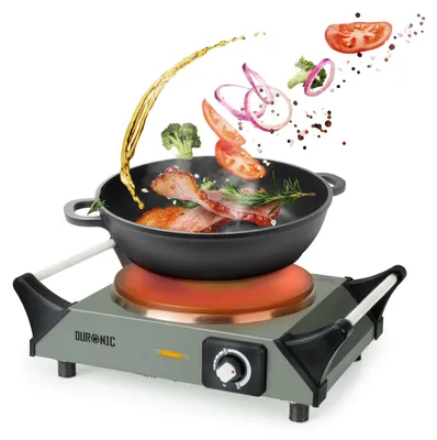 Elektrische Kochplatte 1500 W, gusseisern, 20 cm, regelbar