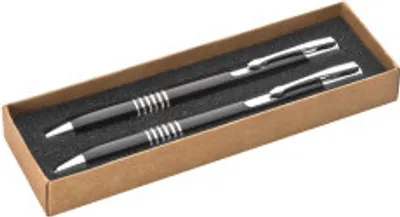 Produktbild von Schreibset / bestehend aus Kugelschreiber + Druckbleistift / Farbe: schwarz