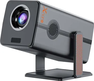 Produktbild von INF Handy-Projektor mit Stativ, 1080P, 2+16GB, Android 13, Schwarz, 4-teilig
