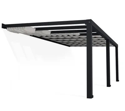 Produktbild von Palram - Canopia Sonnensegel für Terrassendach Stockholm Weiß 325x740 cm