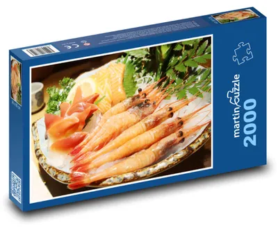 Obrázek produktu pro Puzzle 2000 Čerstvé krevety a plody moře - martinpuzzle