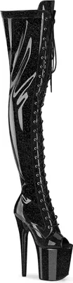 Produktbild von FLAMINGO-3021GP Damen Boots von Pleaser, Schwarz  , EU 37, US 7