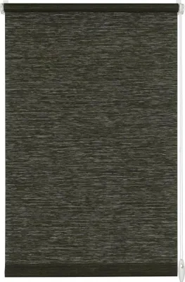 Produktbild von Gardinia EasyFix Rollo ohne Bohren Natur schwarz weiß 75x150 cm inkl. Klemmträger