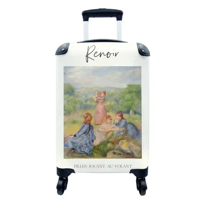 Produktbild von MuchoWow® Koffer Handgepäck Trolley Rollkoffer Kleine Reisekoffer mit 4 Rollen - Malerei - Renoir - Alte Meister - Cabin Size < 55x40x23 cm & 55x40x20 cm - Fotokoffer - Kabinenkoffer - Boardgepäck - Reise-Box - Reisekoffer - Reisegepäck - Koffer mit Bild - Trolley für Kinder