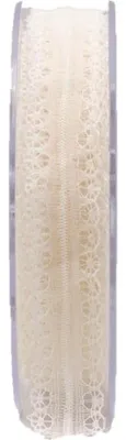 Produktbild von Zierband SIMAY, creme, 20m, 20mm - Spitzenband